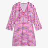 Women's Pineapple Stripes Seaside Beach Dress