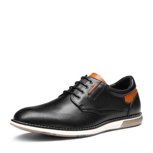 DREAM PAIRS Men s Wide Width PU Leather Oxford Sneakers