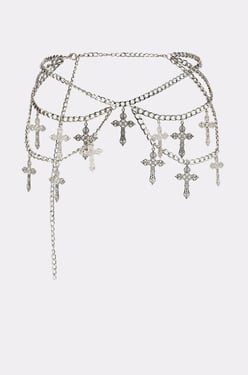 AKIRA Cross My Heart Chain Belt