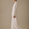 White Tailored Virgo Bridal Blazer