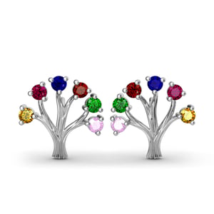 Jeulia Song of Spring Stud Earrings