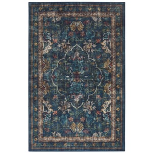 Midnight Paisley Eco-Washable Rug - 120x185cm