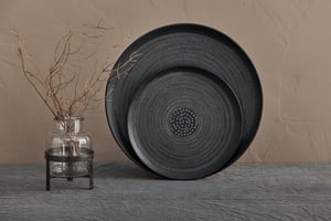 nkuku Mahika Tray | Serveware | Small | Black