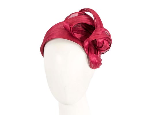 Burgundy retro headband by Fillies Collection