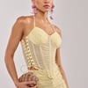 AKIRA Vaca Vibes Mesh Corset Top | Size 1X
