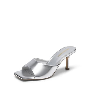 DREAM PAIRS Women   s Kitten Heel Square Toe Sandals