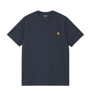 Carhartt WIP S/S American Script T-Shirt Deep Night