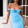Carry You Through Mini Dress Blue