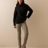 Brown Heritage Check Jersey Split Hem Leggings