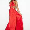 No Cares Midi Dress Red