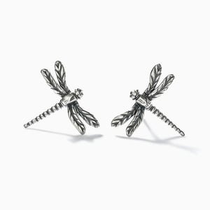 Jeulia "Mysterious Dragonfly" Sterling Silver Earrings