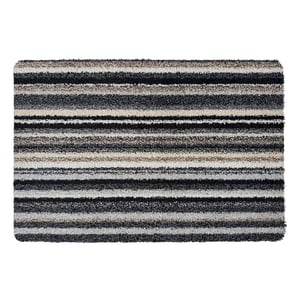 Candy Monochrome Striped Washable Doormat - 50x75cm