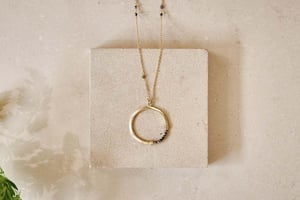 nkuku Obini Pyrite Necklace | Gifting | Gold