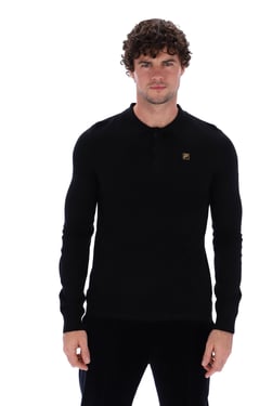Frank Drop Needle Knit L/S Polo - 3XL