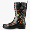 Women's Adjustable Buckle Rain Boots