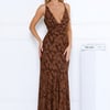 Pretty Haze Maxi Dress Brown