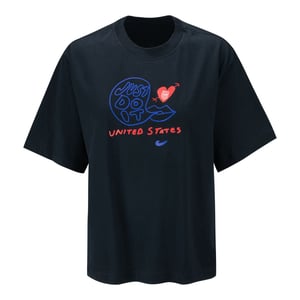 Women's Nike USA Just Do It Spring Black Tee / XL