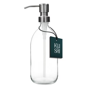 Clear Soap Dispenser Stainless Steel Pump