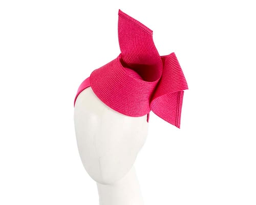 Modern fuchsia fascinator by Max Alexander