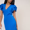 Electric Blue Layla Midi Dress