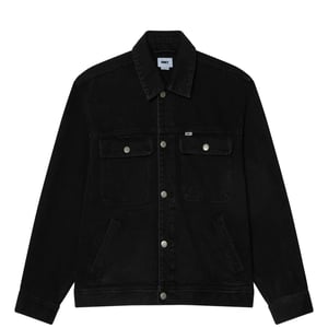 Obey Opena Denim Jacket Faded Black