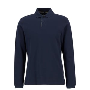 Barbour Essential L/S Polo Shirt Navy