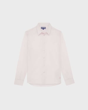 Vilebrequin - Cotton Voile Lightweight Shirt Solid - Shirt - Caracal - Pink - Size XXXL