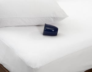 QE Home SureRest Waterproof Mattress Protector, OEKO-TEX® Certified, White, Twin XL