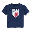 Infant Outerstuff USMNT Crest Logo Navy Tee / 18 Months