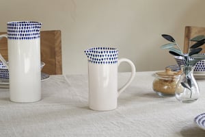 nkuku Indigo Drop Jug | Serveware | Small