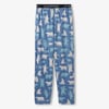 Men's Blue Polar Bears Cotton Pajama Pants