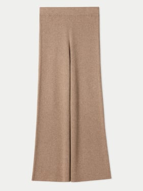 Organic Color Cashmere Pants - 2XL / taupe / WK370-57