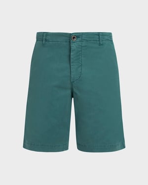 Vilebrequin - Men Tencel Cotton Bermuda Shorts Solid - Bermuda - Ponche - Green - Size 29