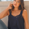 Iris Camisole in Midnight Navy