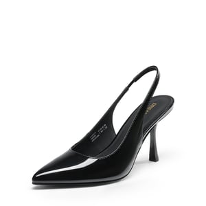 DREAM PAIRS Women   s Elegant Pointed Toe Slingback Heels