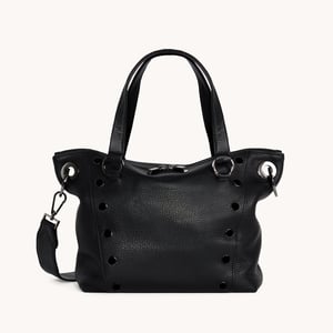Hammitt Daniel Black Gunmetal Med