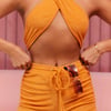 HELLO MOLLY Burning Up Crop Top Orange