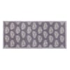 Paisley Grey Washable Runner - 65x150cm