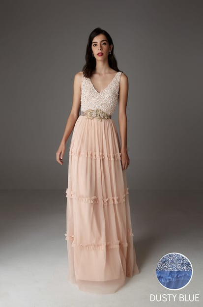 LIA MAXI DUSTY BLUE