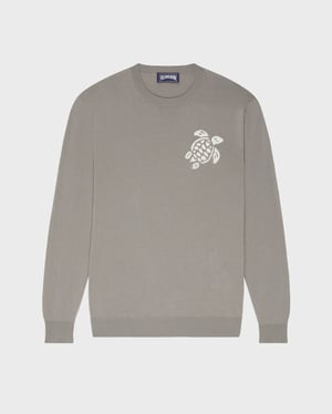 Vilebrequin - Men Cotton Sweater Turtle - Pullover - Rayol - Grey - Size XXL
