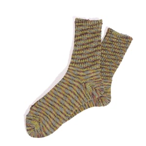 Anonymous Ism Silk Tweed Specdyed Q Socks Mint