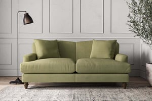 nkuku Deni Sofa | Make To Order | Medium | Brera Linen Dusk
