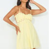 Cruising Beachside Mini Dress Yellow