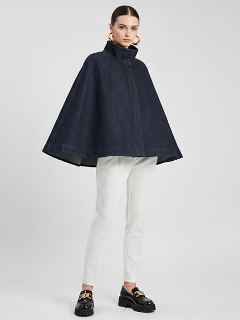 Women's Denim Cape Jacket SOHO COUTURE BYMANYC ® New York