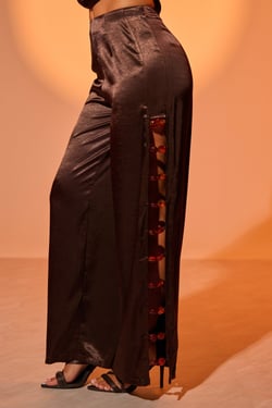 AKIRA Resort Vibes Trouser Pants | Brown | Size 1X