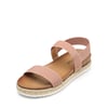 DREAM PAIRS Open Toe Strap Espadrille Platform Sandals