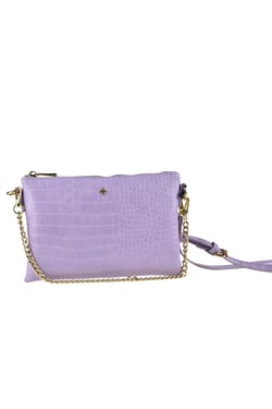 Quincy Bag Lilac Croc