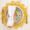 Sunray Handwoven Iraca Placemat - Solid Color (one color only) / Yellow