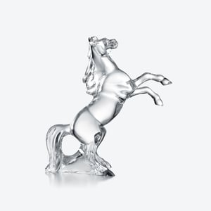 Marengo Horse Sculpture - Clear | Baccarat