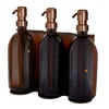 Copper Triple Wall Mounted Soap Dispenser